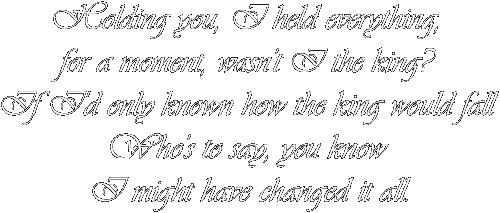 The Dance Lyrics, III